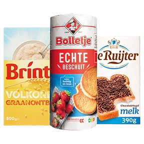 Ontbijtgranen, beschuit, crackers & broodbeleg